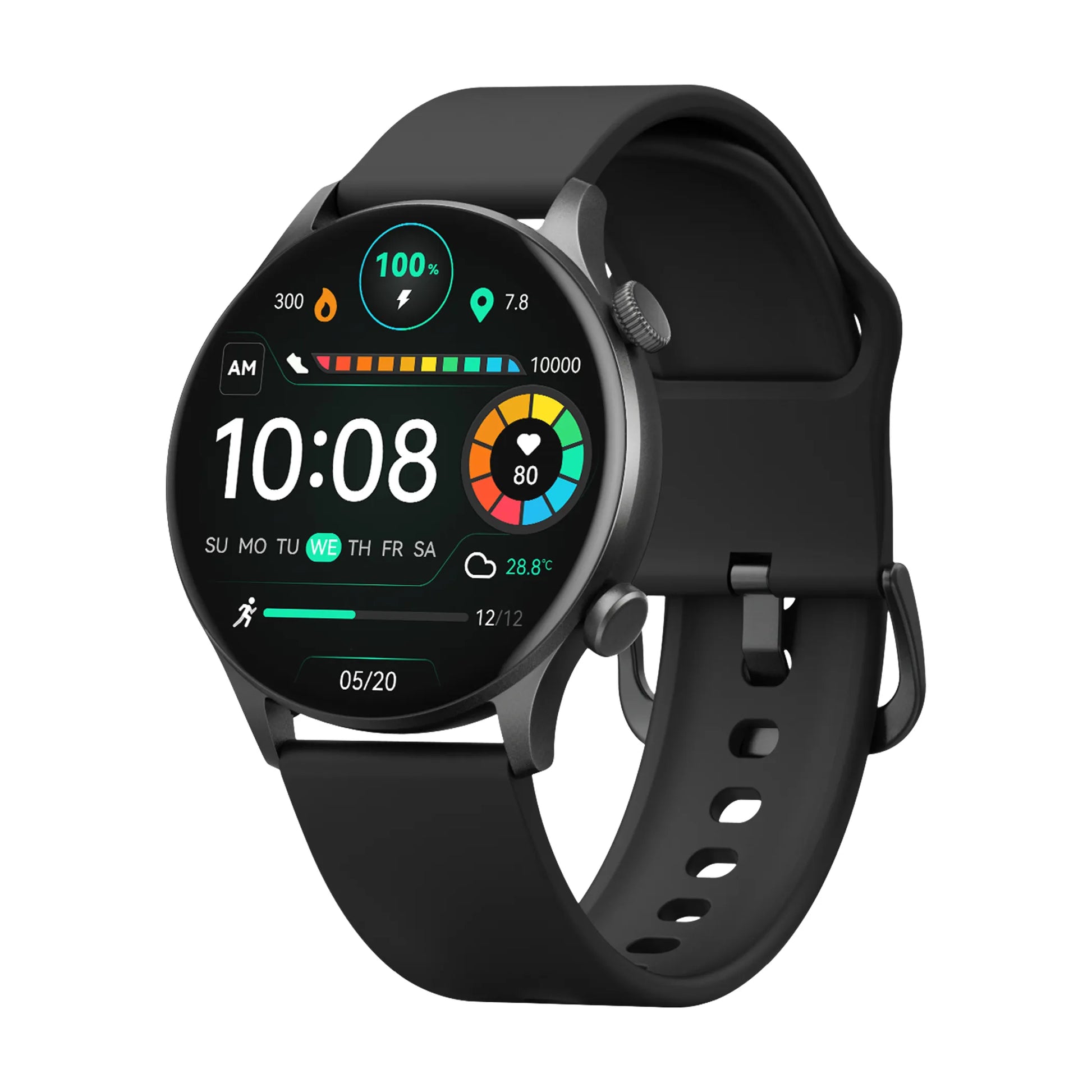 JOLIEO-Electronica-Haylou RT3 AMOLED Smartwatch - Super Stylish &amp; Gezondheid Check - TECHSTIJL