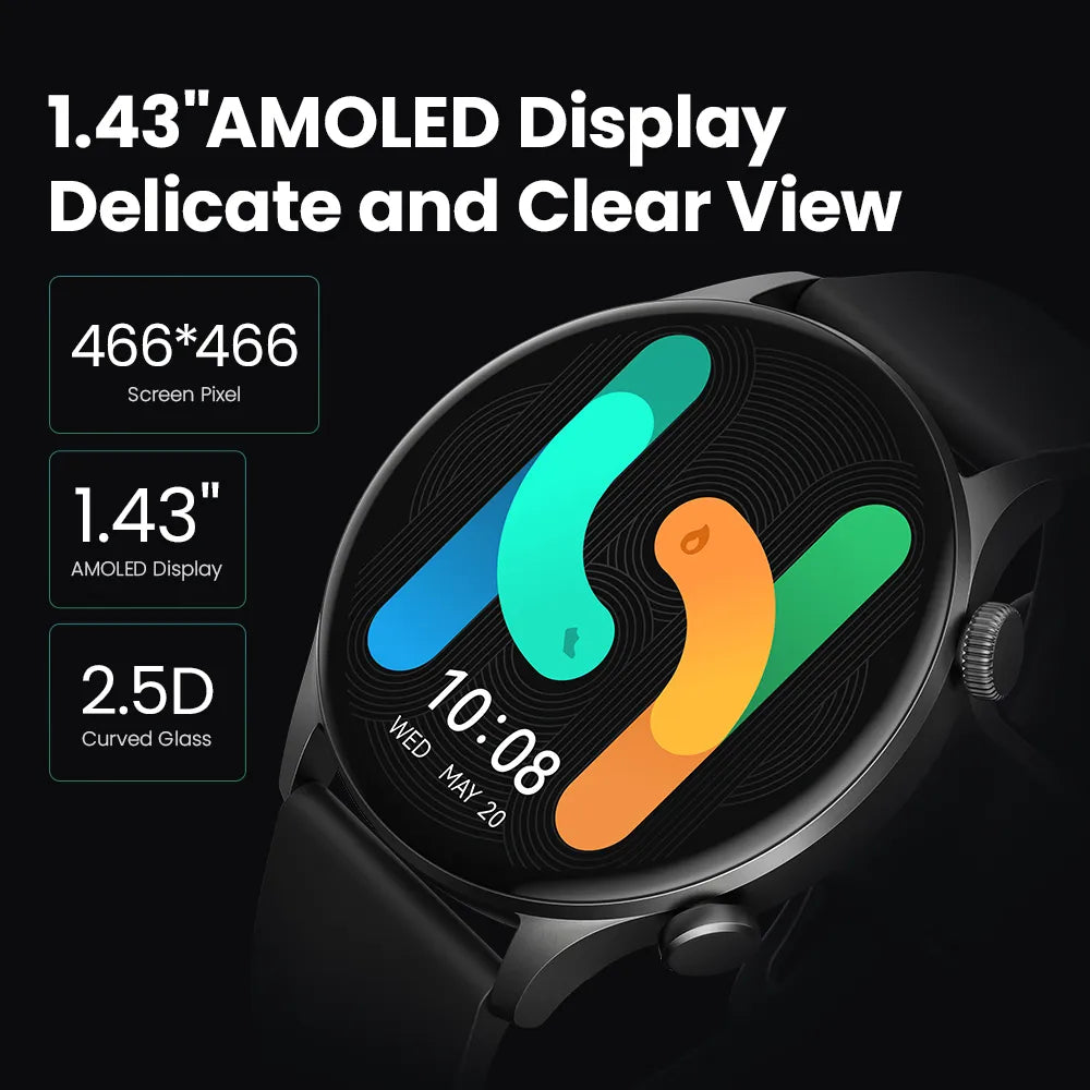 JOLIEO-Electronica-Haylou RT3 AMOLED Smartwatch - Super Stylish &amp; Gezondheid Check - TECHSTIJL