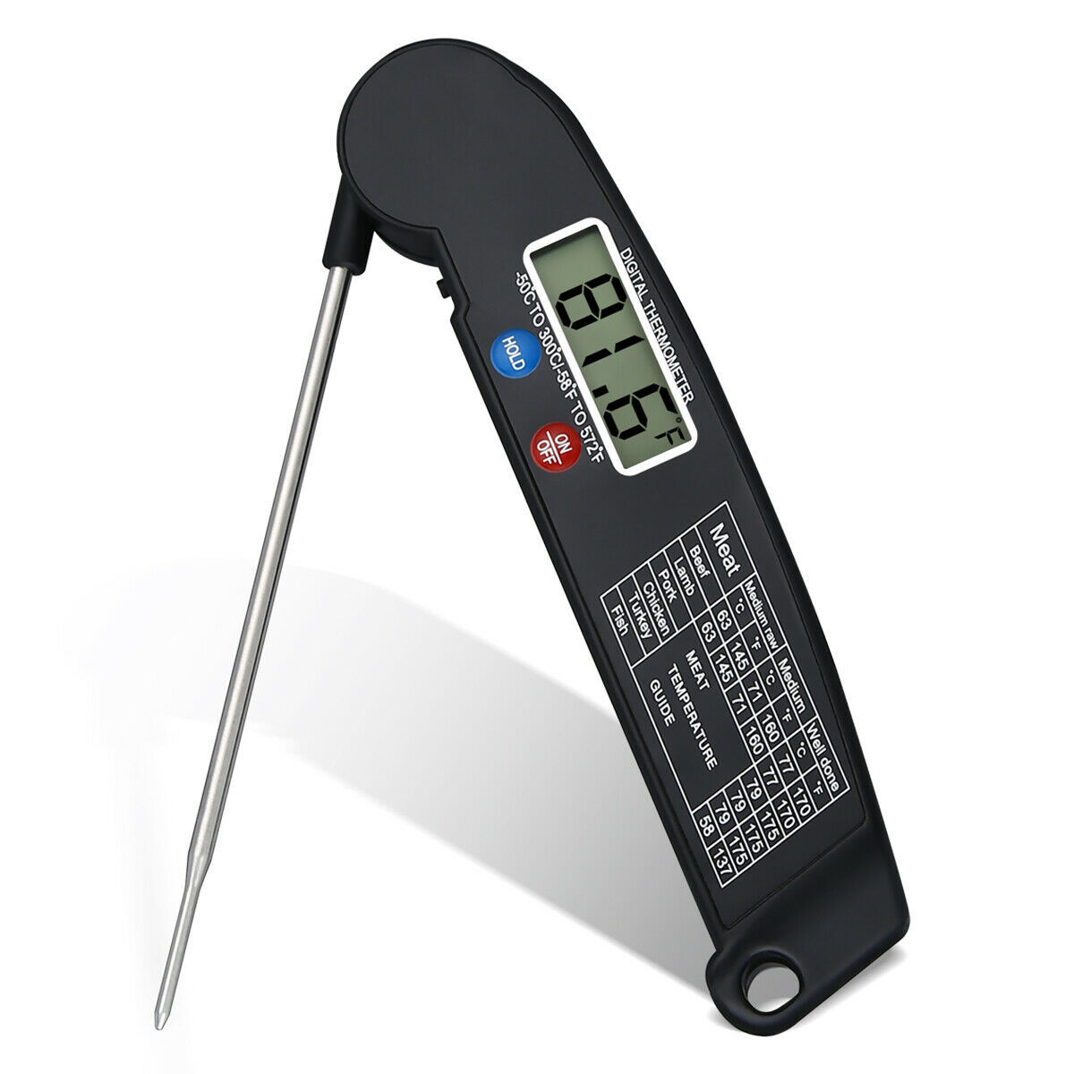 JOLIEO-Electronica-Nooit Meer Droge Kip - Digitale Kernthermometer Direct Aflezen - GrillMeister