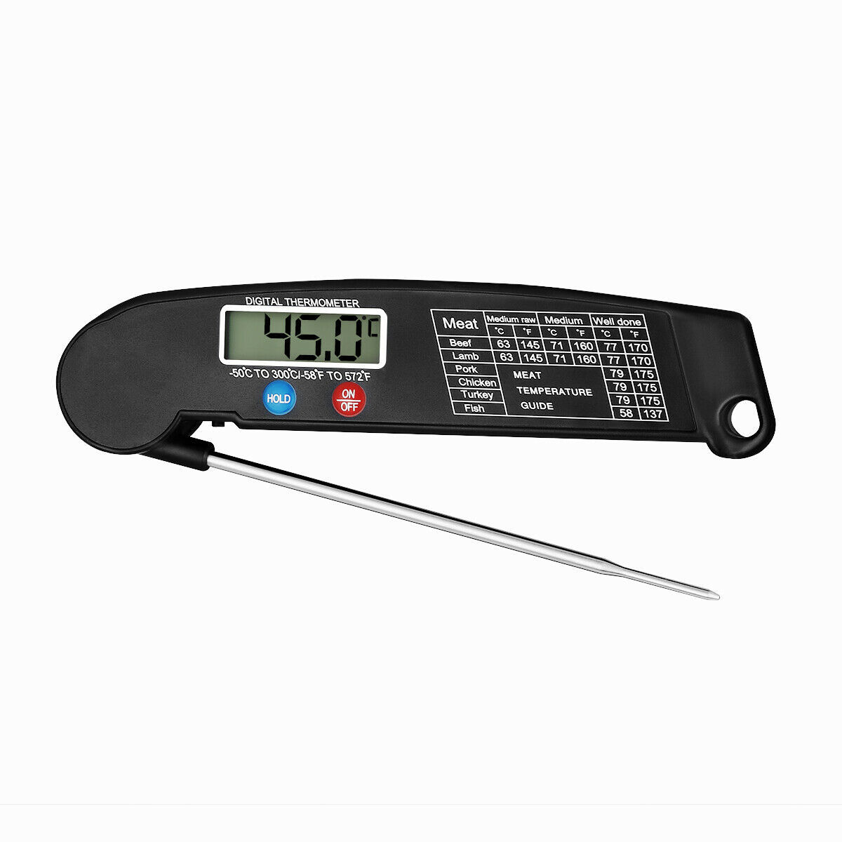 JOLIEO-Electronica-Nooit Meer Droge Kip - Digitale Kernthermometer Direct Aflezen - GrillMeister