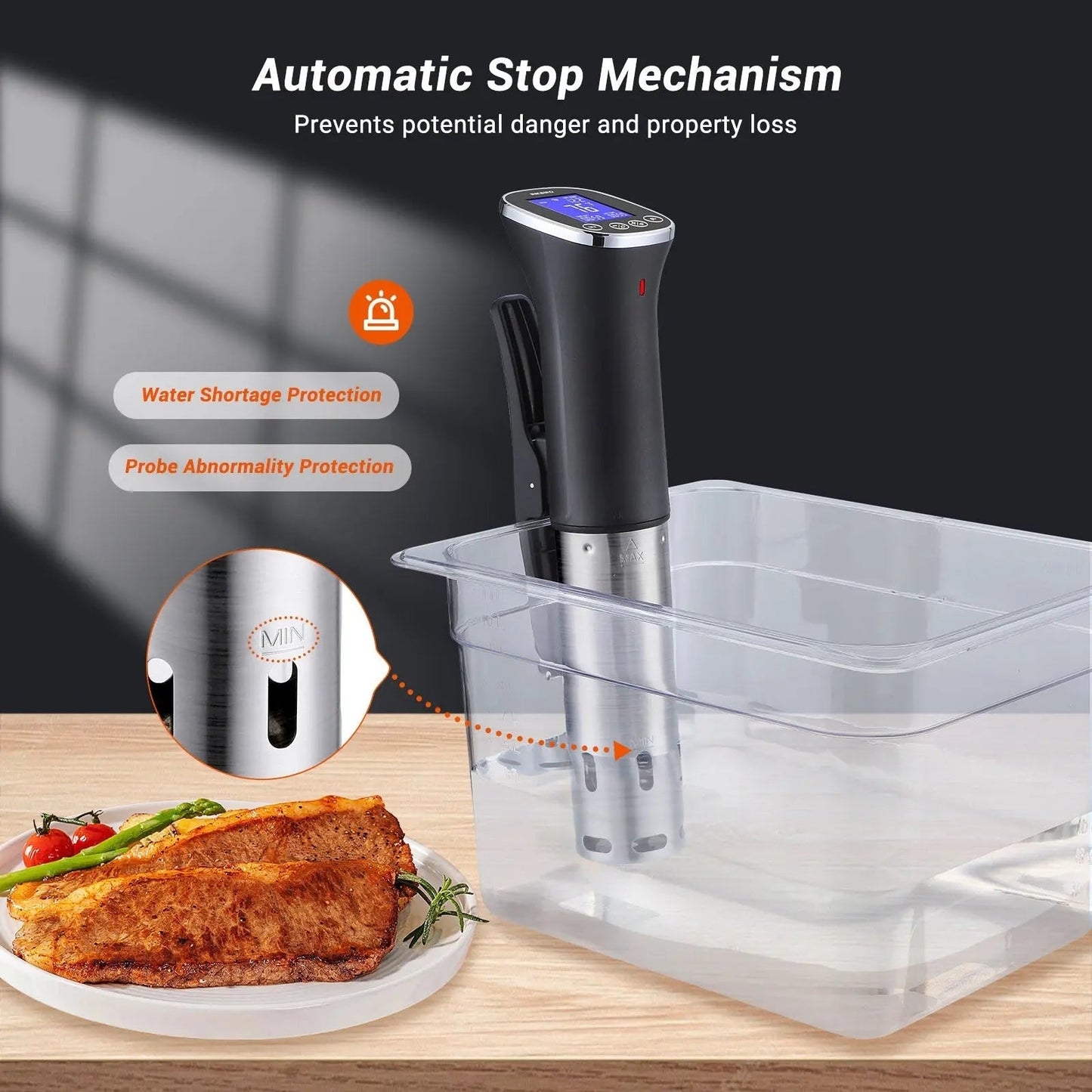 JOLIEO-Electronica-Slimme WiFi Sous Vide Koker - Compact Model - CULINAIR