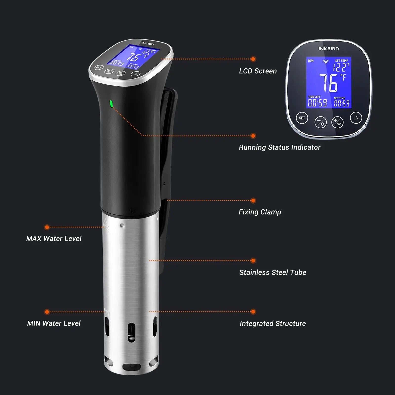 JOLIEO-Electronica-Slimme WiFi Sous Vide Koker - Compact Model - CULINAIR