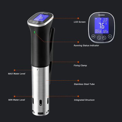 JOLIEO-Electronica-Slimme WiFi Sous Vide Koker - Compact Model - CULINAIR