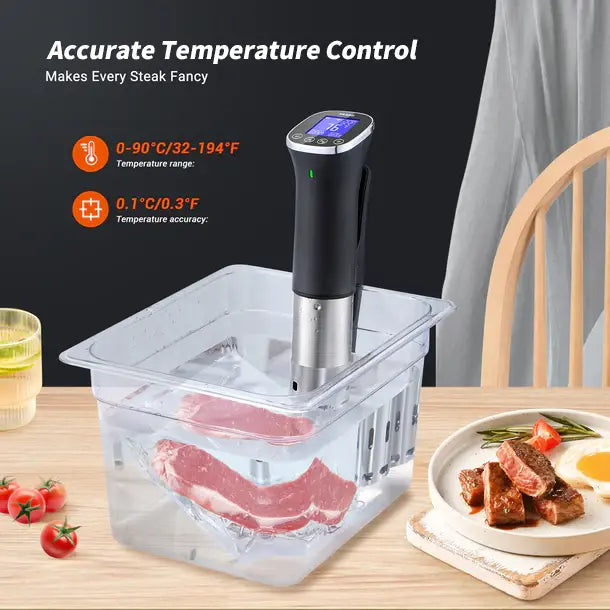 JOLIEO-Electronica-Slimme WiFi Sous Vide Koker - Compact Model - CULINAIR