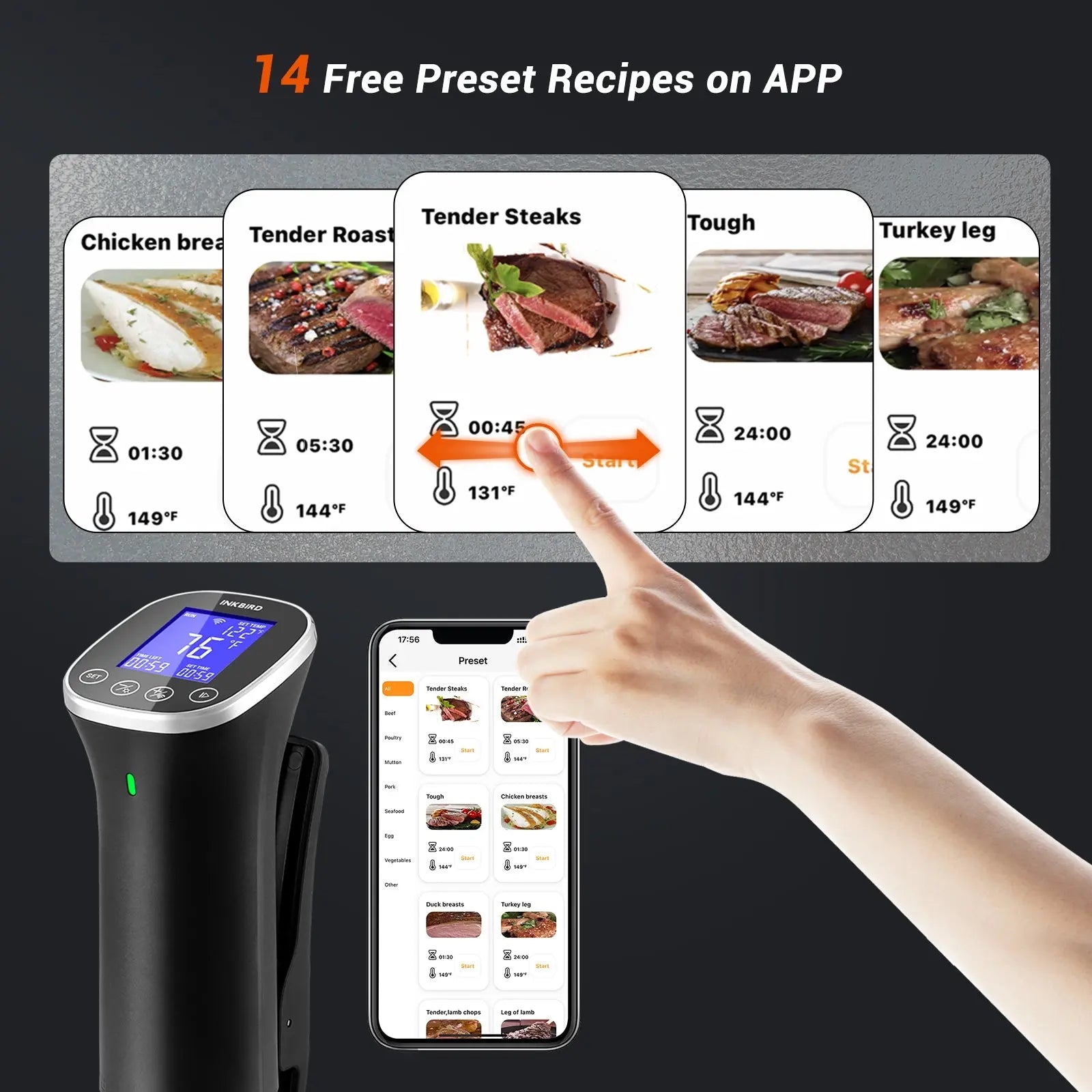 JOLIEO-Electronica-Slimme WiFi Sous Vide Koker - Compact Model - CULINAIR