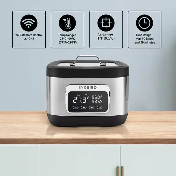 JOLIEO-Electronica-Slimme WiFi Sous Vide Precisie Koker - CULINAIR