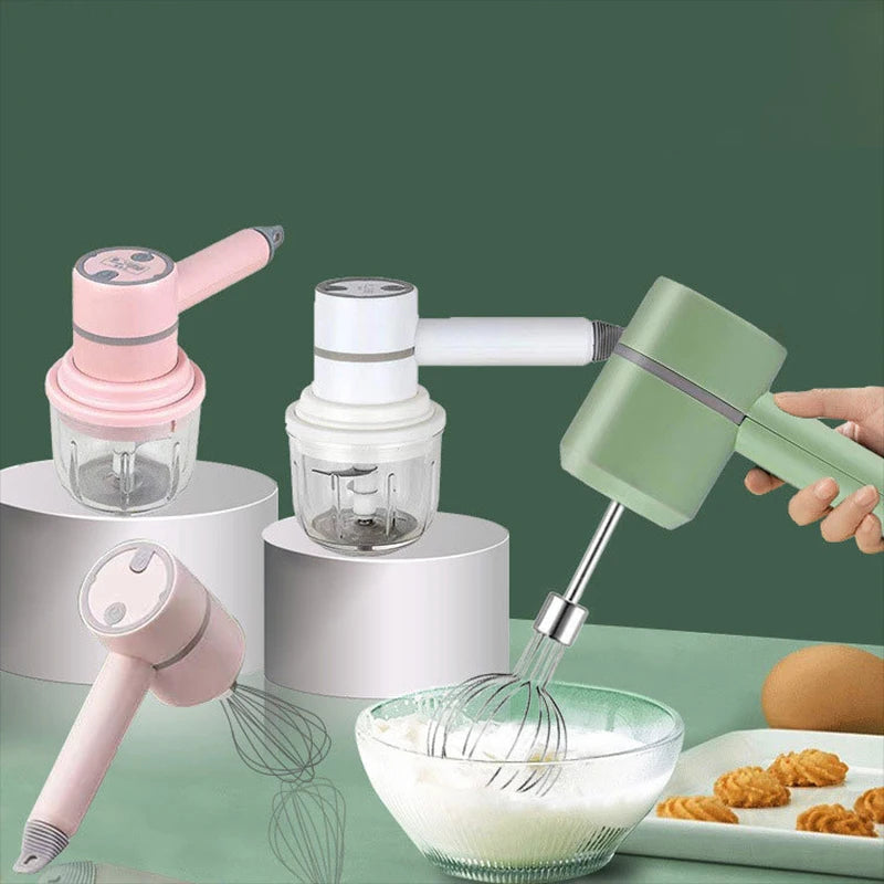 JOLIEO-Keuken & Eten-Ultieme Keuken Vrijheid - Draadloze Oplaadbare Handmixer - MixGenius