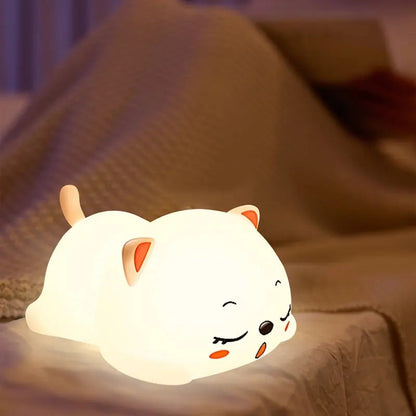 JOLIEO-Kinderlampen-Smelt Je Hart Met Het KatKnuffel Kitten Nachtlampje - Zo Lief!