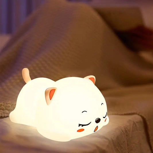 JOLIEO-Kinderlampen-Smelt Je Hart Met Het KatKnuffel Kitten Nachtlampje - Zo Lief!