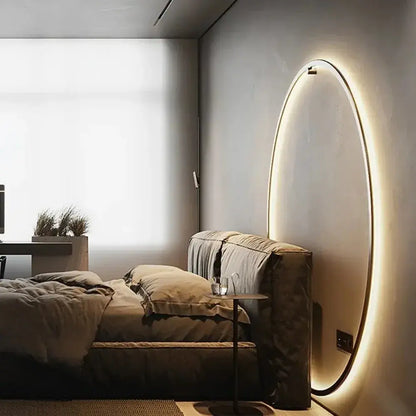 VELORA - Strakke LED Wandlamp voor Slaapkamer & Woonkamer Glow