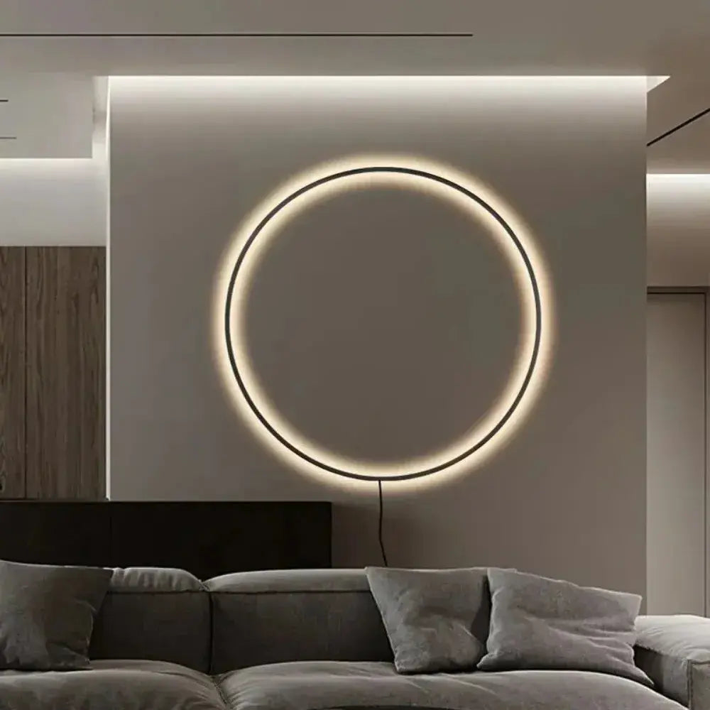 VELORA - Strakke LED Wandlamp voor Slaapkamer & Woonkamer Glow